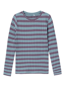 NAME IT Stribet Rib Bluse Lillo Citadel